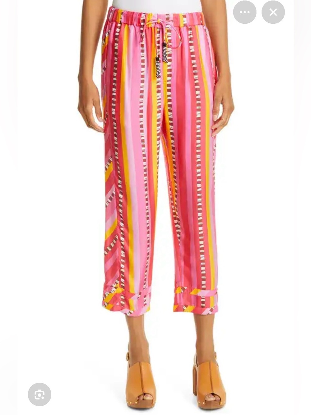 Farm Rio Lucy Stripes Pants Small - Picture 3 of 13